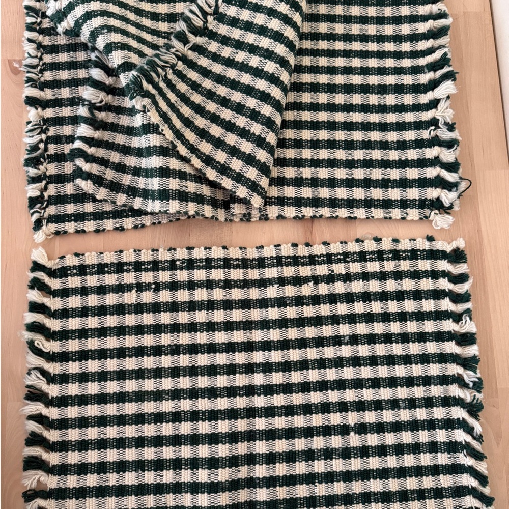 Green Check Placemats